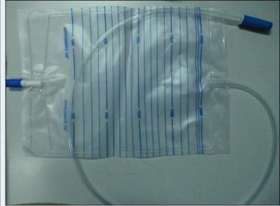 China disposable drainage bag - Pushing valve urine bag 2000ml for sale