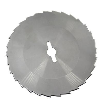 China Stainless steel food blade toothed blade frozen meat machine round blade slicer blade for sale