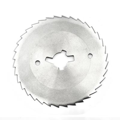 China Slitting machine tooth blade, cutting machine tooth blade. Stainless steel 420 food blade for sale