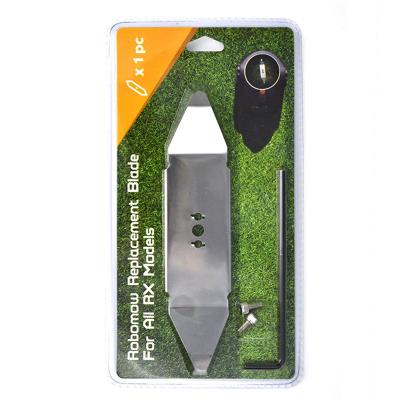 China Robomow stainless steel one word garden lawn mower series blade intelligent machine lawn mower blade for sale