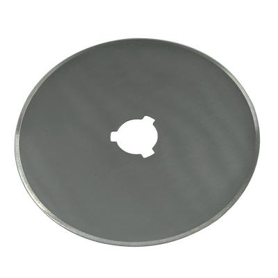 China Round cloth 60mm hob blade, paper cutting machine small round knife quilt round blade cloth cutting carpet round knife for sale