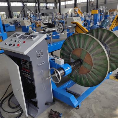 China Cable winding Wire pay off 1000mm drum take up and rewinding machine GS1000 cable winding equipment for sale