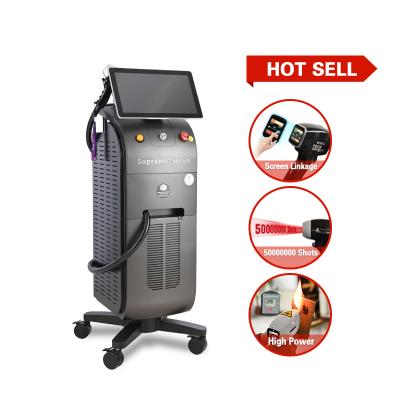 China Newest Dye 4K 1000W1200W1600W Alma Soprano Ice Platinum Titanium /alma removal laser soprano xl/755 808 diode 1064nm laser machine price for sale