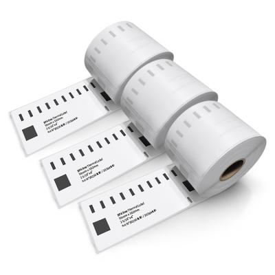 China LIKEXIN waterproof BPA free wholesale 30256/30364 59mm*102mm dymo compatible label barcode labels thermal sticker for sale