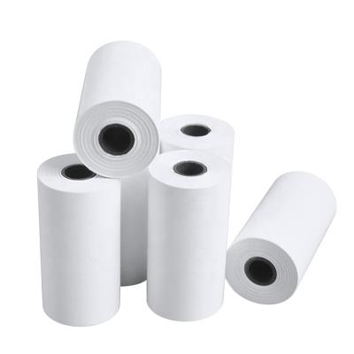 China Custom Colored Thermal Tight Paper Roll Shopping Mall Roll Paper Rolls Self-Adhesive 57*30Mm Thermal Tight Paper Roll Use Custom Stickers for sale