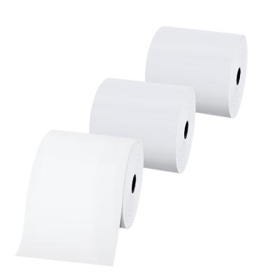 China Top Selling Excellent Price 80*80 Mm Use Custom Thermal Paper Stickers Reliable Quality Roll Free Sample For Shopping Cash Register for sale