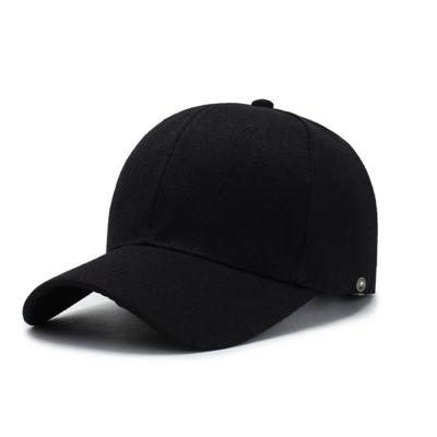 China COMMON Ready To Ship Adults Cotton Black Womens Mens Sport Baseball Cap for sale