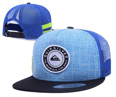 China COMMON Flat Brim Gray Snap Back Snapback Hats for sale