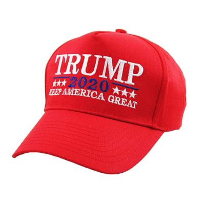 China COMMON Make America Great Again Our President Donald Trump Slogan With Red USA Flag Hat Adjustable Baseball Cap for sale