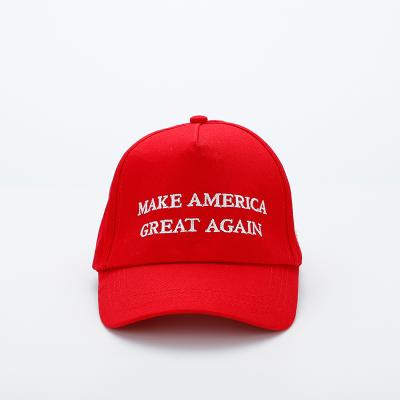 China 2020 COMMON Keep America Big 5 Panel USA Flag Baseball Cap Trump Hat Hats for sale