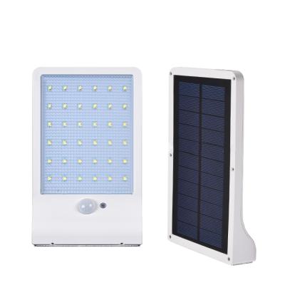 China Unique high quality modern all in one 3.5W PIR outdoor solar motion sensor IP65 led garden walllamp for sale