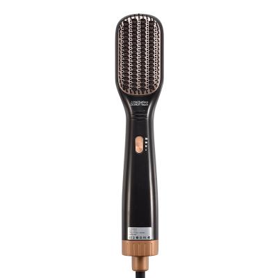 China Quick Heat Comb Electric Hot Wind Dryer Ionic Hair Straightening Brush For UN USA for sale