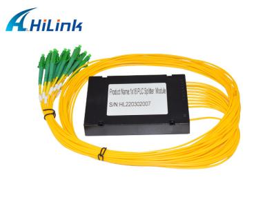 China LC APC Connector 1x16 PLC Splitter 1260-1650nm G657A1 ABS Box 1M PLC Splitter Module for sale