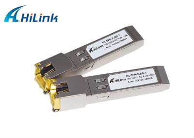 China Het Koper van de Hilink2.5g SFP Zendontvanger RJ45 100M SFP-Vezelmodule Te koop