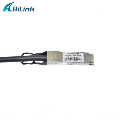 Chine cuivre direct passif d'attache de 5M QSFP DAC Cables QSFP+ 40G que l'on peut brancher à vendre