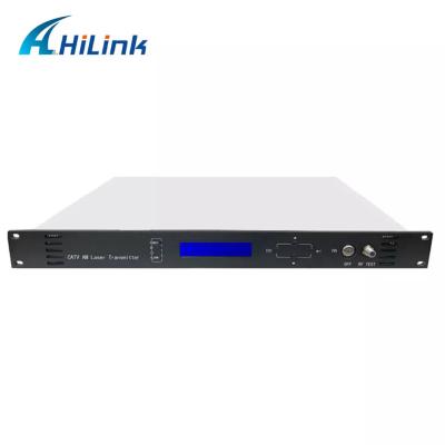 China Analoog digitaal tv-signaal 1550 nm optische zender SC / APC-connector met netwerkbeheer Te koop