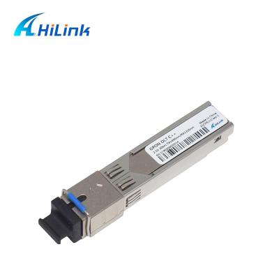 China Módulo 2.5G los 20km TX 1490nm 2.488Gbps RX 1310nm 1.244Gbps SFP BIDI SC/UPC de GPON OLT C++ SFP en venta