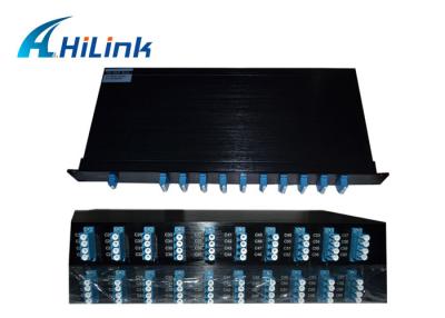 Chine 100G DWDM Mux Demux, démultiplexeur optique de multiplexeur de fibre de DWDM dans le châssis de bâti de support 1U à vendre