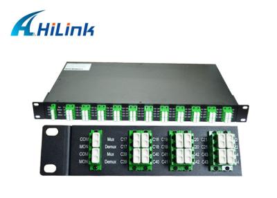 Chine Optique 40 modules de la Manche DWDM Mux Demux AAWG 100Ghz C21-C60 pour Data Center à vendre