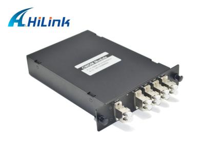 China 1x4 CH CWDM Optical Mux Demux Duplex / Single Fiber High Isolation Compact Designed for sale