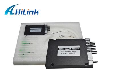 China C versehen Modul 100G DWDM Mux Demux, 8 Kanal Mux mit Plastikkasten mit einem Band zu verkaufen