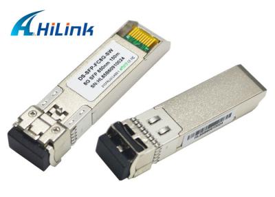 중국 10GBASE-SR 시스코 SFP+ 적합한  SFP-10G-sr 다중 모드 SFP+ 송수신기 모듈 판매용