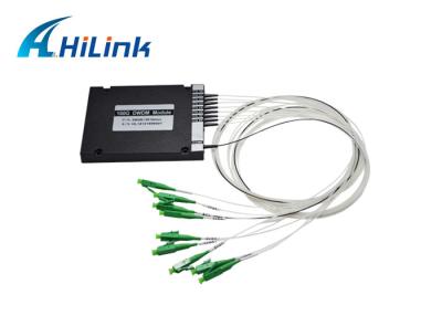 China ABS box 100Ghz 1 x 8 DWDM Mux Demux modules with LC / APC connector for sale