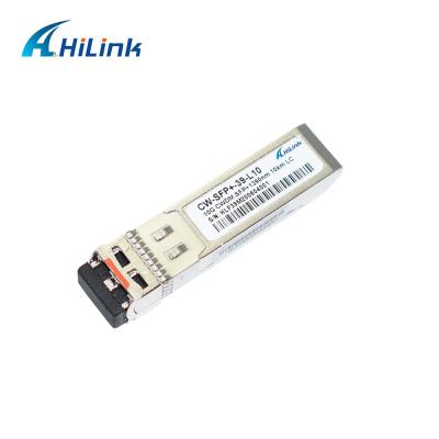 Chine 10G CWDM SFP Module émetteur-récepteur duplex LC 10G 1390nm 10km DOM CWDM SFP+ à vendre