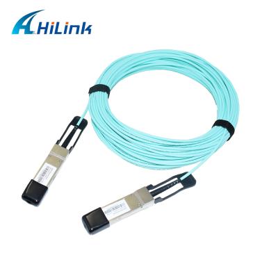 China QSFP 40G AOC Cable OM3 OM4 QSFP+ to QSFP+ AOC Active Optical Cable 20M for sale