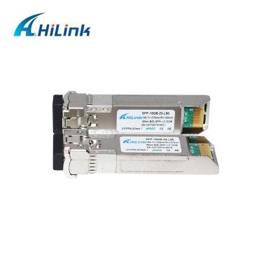 China 10GBASE BIDI 1490/1550nm SFP+ 10G Ethernet Glasfaser-Transceiver Einzelne SFP+ BIDI 10G 80KM zu verkaufen