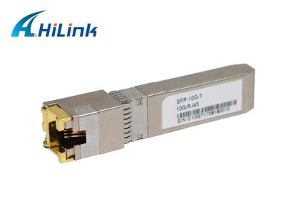 중국 SFP-10G-T 기가비트 이더네트 30M 10GBASE-T 10G SFP+ 송수신기 단위 구리 RJ45 판매용