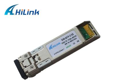 China DWDM SFP+ 10G 40KM DDM CH17-CH61 10gb dwdm sfp transceiver module for sale