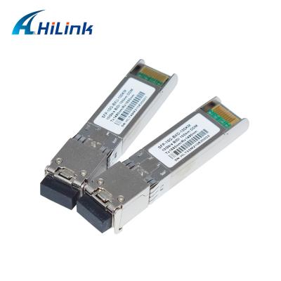 China BIDI 10G WDM SMF Optical Transceiver SFP+ 100KM Tx1490nm/Rx1550nm with LC Fiber Optic Transceivers for FTTH Networks for sale