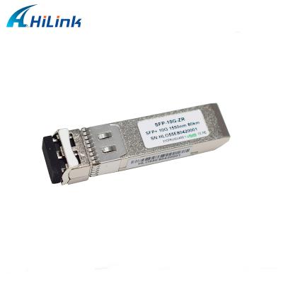 Китай SFP+ 10G SMF 1550nm ZR 80KM Дуплексный LC DDM оптический модуль SFP-10G-ZR продается