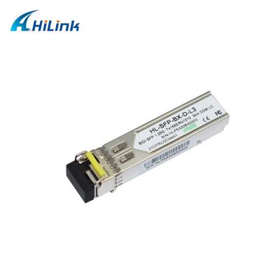 China 1.25G Bidi Fiber Sfp Module 3km 1000 Base -Bx-U Wdm 1550/1310nm 3 Years Warranty for sale