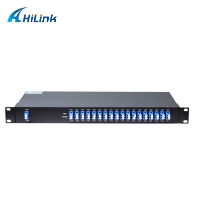 China 1X18 CWDM Mux Demux Module 1260nm-1620nm Wavelength High Isolation Compact Design for sale