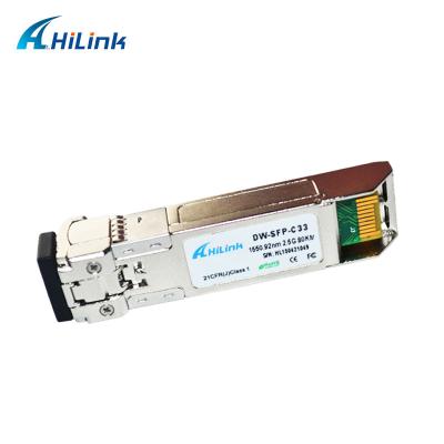 China 10G DWDM 40km SFP Transceiver Module LC Connector HLink Compatible 3 Years Warranty for sale