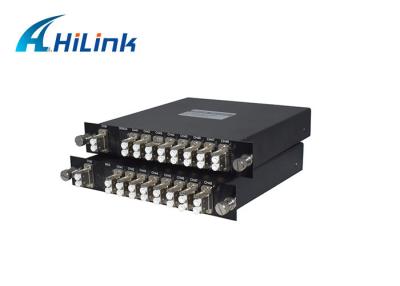 China 16 Channels Passive DWDM Mux Demux Modules C Band Single Mode Media Hilinksy for sale