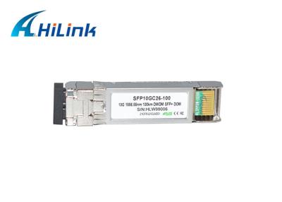 China Distancia óptica del módulo 10G 1556.55nm C26 el 100Km SFP+ 10G de DWDM Gbic SFP en venta