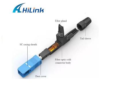 China Single Mode WDM Fiber Optic Wdm FTTH SC APC UPC Connector High Precision Alignment for sale