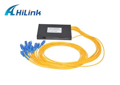 China Fiber Optic Cassette 1X8 PLC Splitter , Optical Fiber Splitter Low PDL for sale