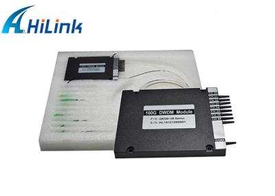 China 0.8nm Kanalabstand DWDM Mux Demux HL-DWDM - MUX-/DEMUXabs packen 8CH 100GHz ein zu verkaufen