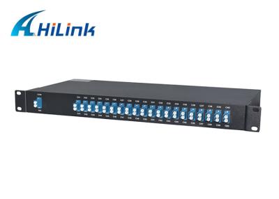 Chine le module MUX DEMUX de 40CH AAWG DWDM choisissent le connecteur de la longueur C21-C60 LC/UPC de la fibre 0.7m à vendre