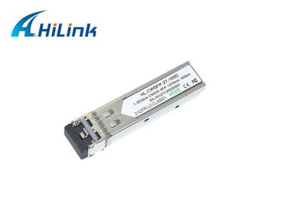 중국 FTTX 1.25G 1270nm 100Km CWDM SFP 송수신기 단위 판매용