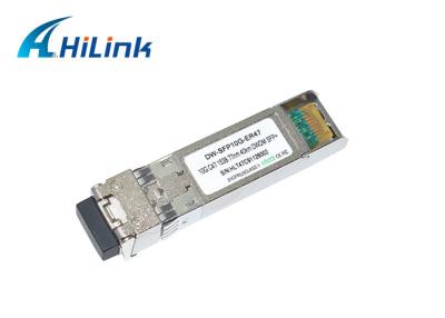 China 10G DWDM SFP+ Transceiver Module SMF C47 1539.77nm 40km LC DOM DWDM-SFP10G-39.77 Compatible for sale