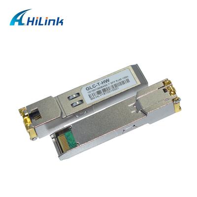 China GLC-T 10/100/1000BASE-T 3.3V RJ-45 SFP Transceiver Module for sale