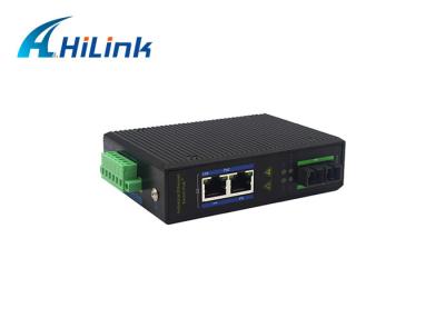 China 1000base Sc Industrial Media Converter IP40 Uninterrupted PoE for sale