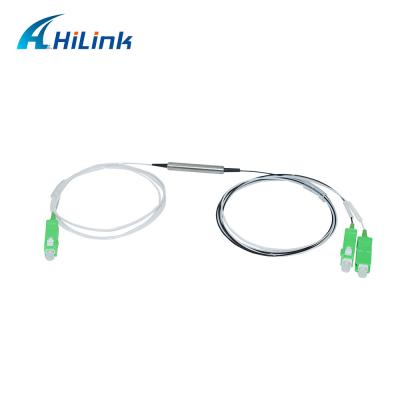 China Steel Tube 1x2 CWDM 1620nm WDM Fiber Optic SC APC CWDM Mux Demux for sale