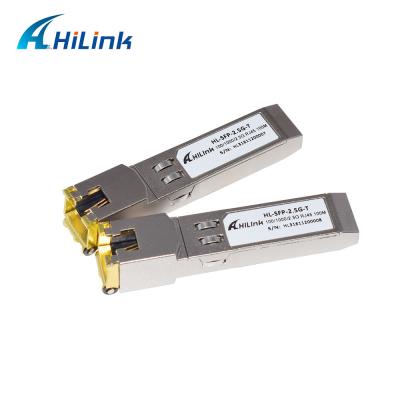 중국 2.5GBASE-T 구리 SFP 송수신기 Sfp 구리 SFP RJ45 구리 송수신기 판매용