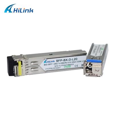 Κίνα συνδετήρας 1.25G 1310nm 1490nm Sc LC ενότητας πομποδεκτών 20km BiDi SFP προς πώληση